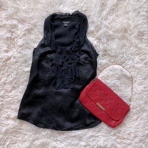 White House Black black silk tank